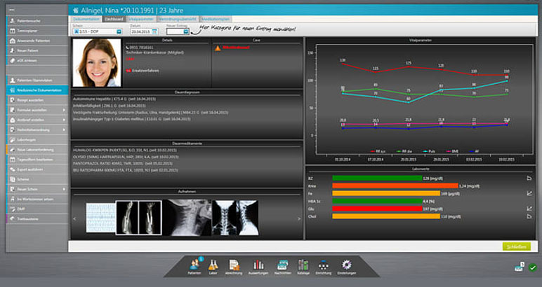 Praxissoftware medatixx