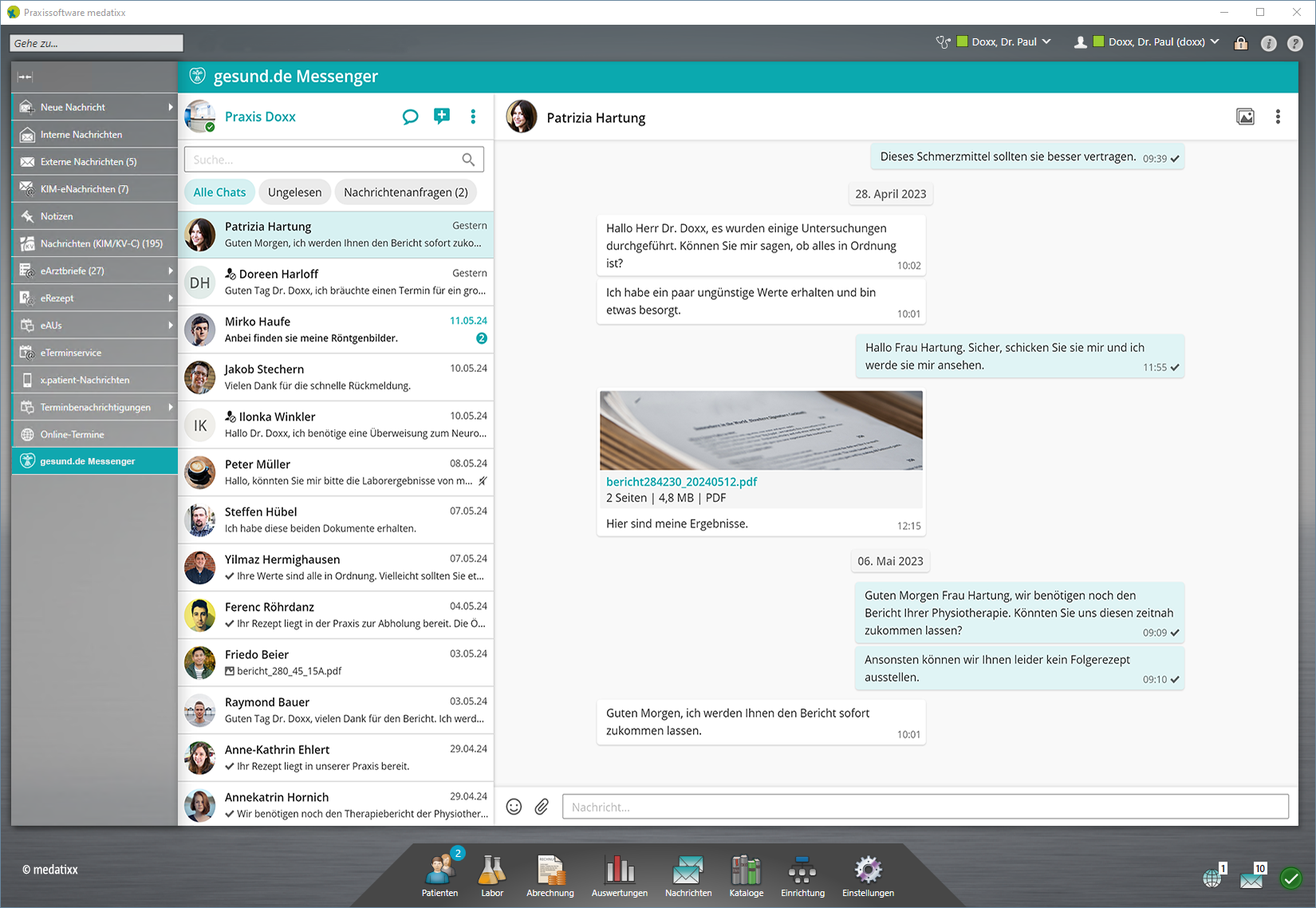 Schnelle Kommunikation via Chat