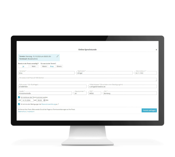 Integration in Ihre Praxissoftware